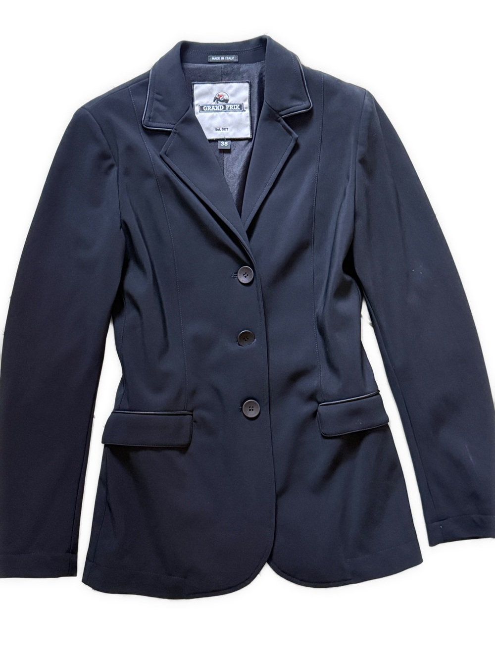 Grand Prix Black Equestrian Coat- Tailored Riding Jacket